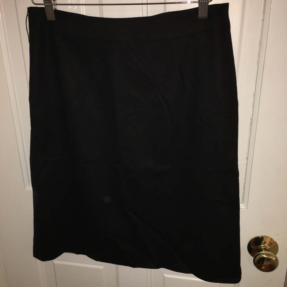 Rebecca Taylor black wool skirt size 10